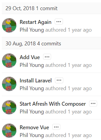 Laravel Database Commit
